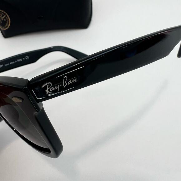 Original Ray-Ban Wayferer Sunglasses Black - Picture 7 of 16